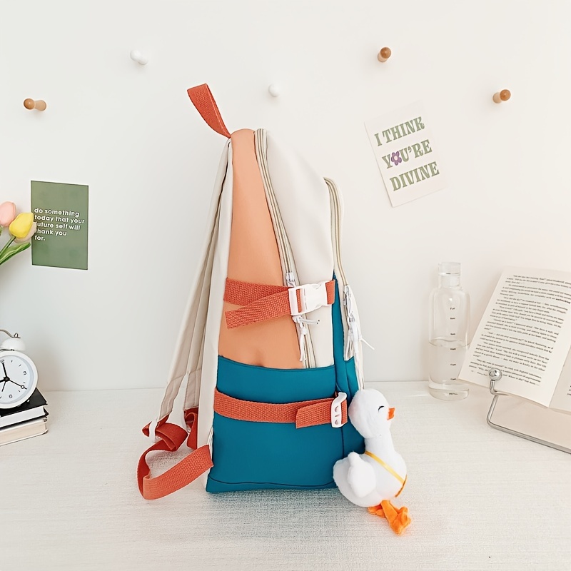 Letter Pattern Functional Backpack