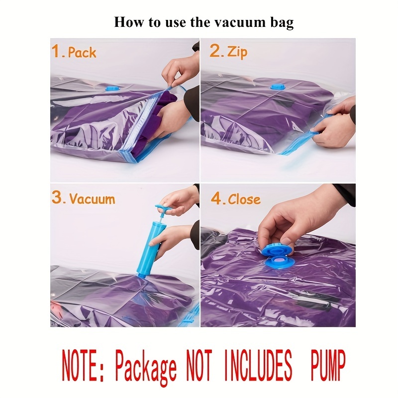 3 pack of Space Saver Vacuum Storage Bags Clothes Blankets