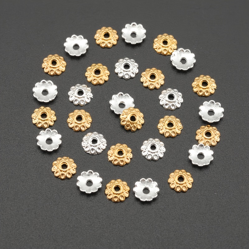 Alloy Bead Spacer Loose Cone End Bead Jewelry - Temu