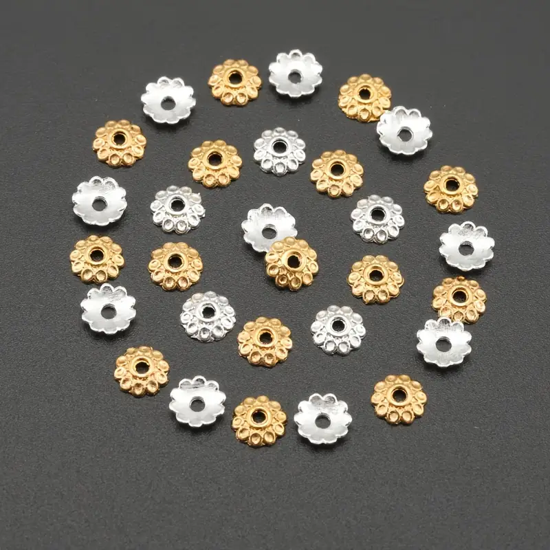 Alloy Bead Spacer Loose Cone End Bead Jewelry - Temu