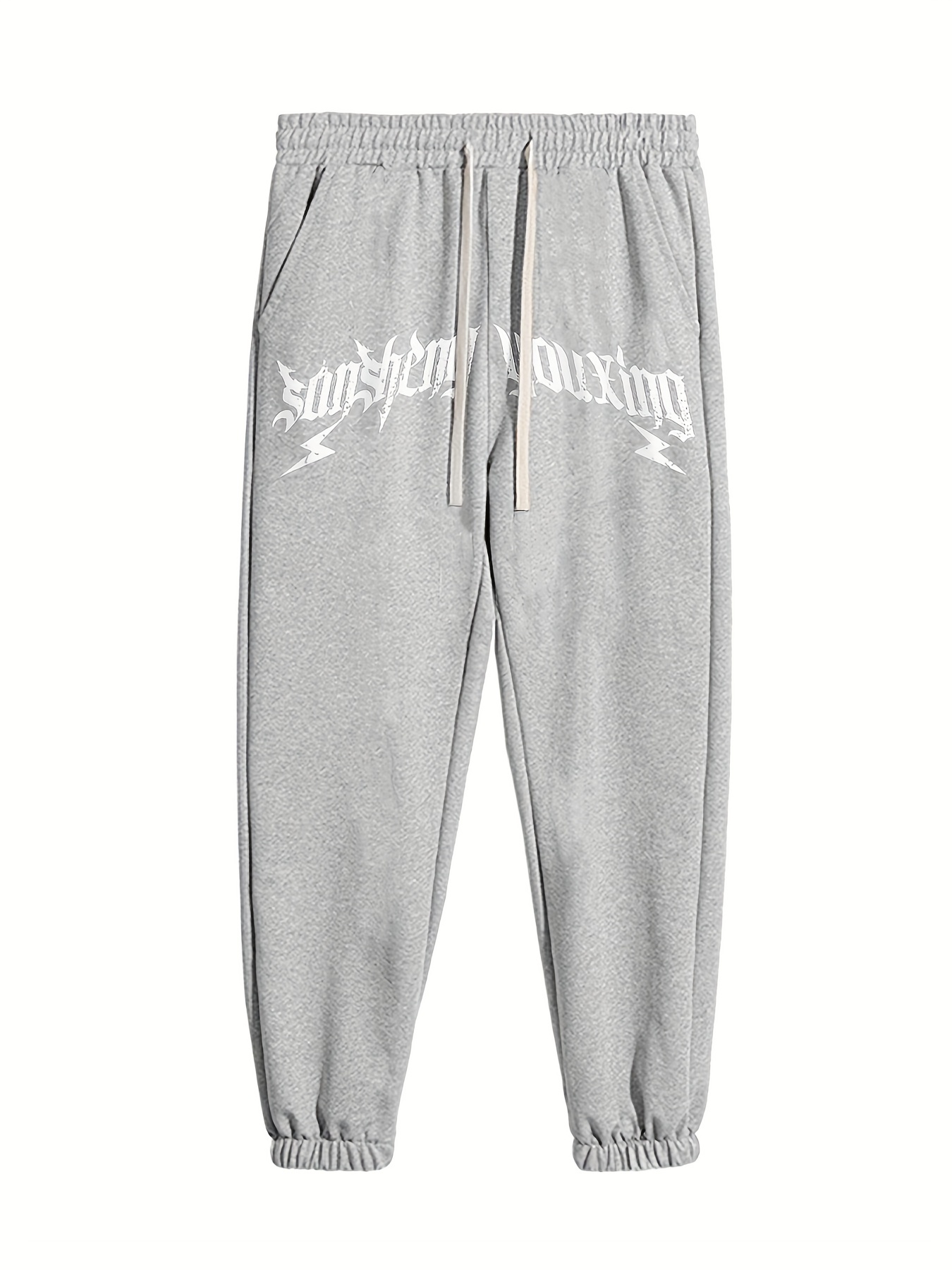 Men's Street Style Alphabet Pattern Jogger
