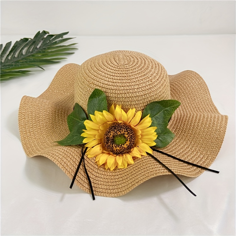 Wide Brim Sunflower Hat