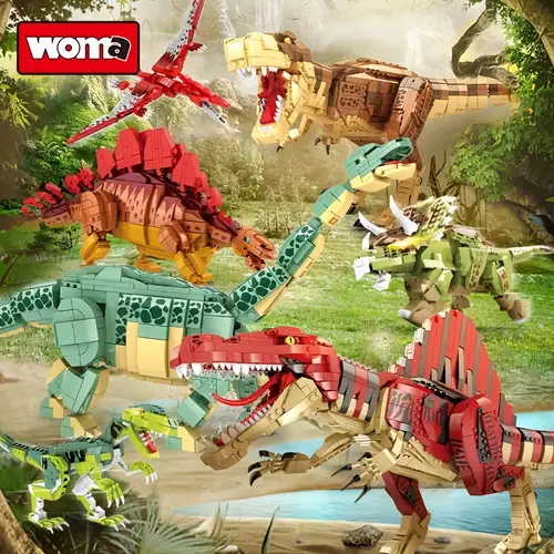 Creator 4 In1 Mighty Dinosaurs Building Toy Set For Kids Actiom