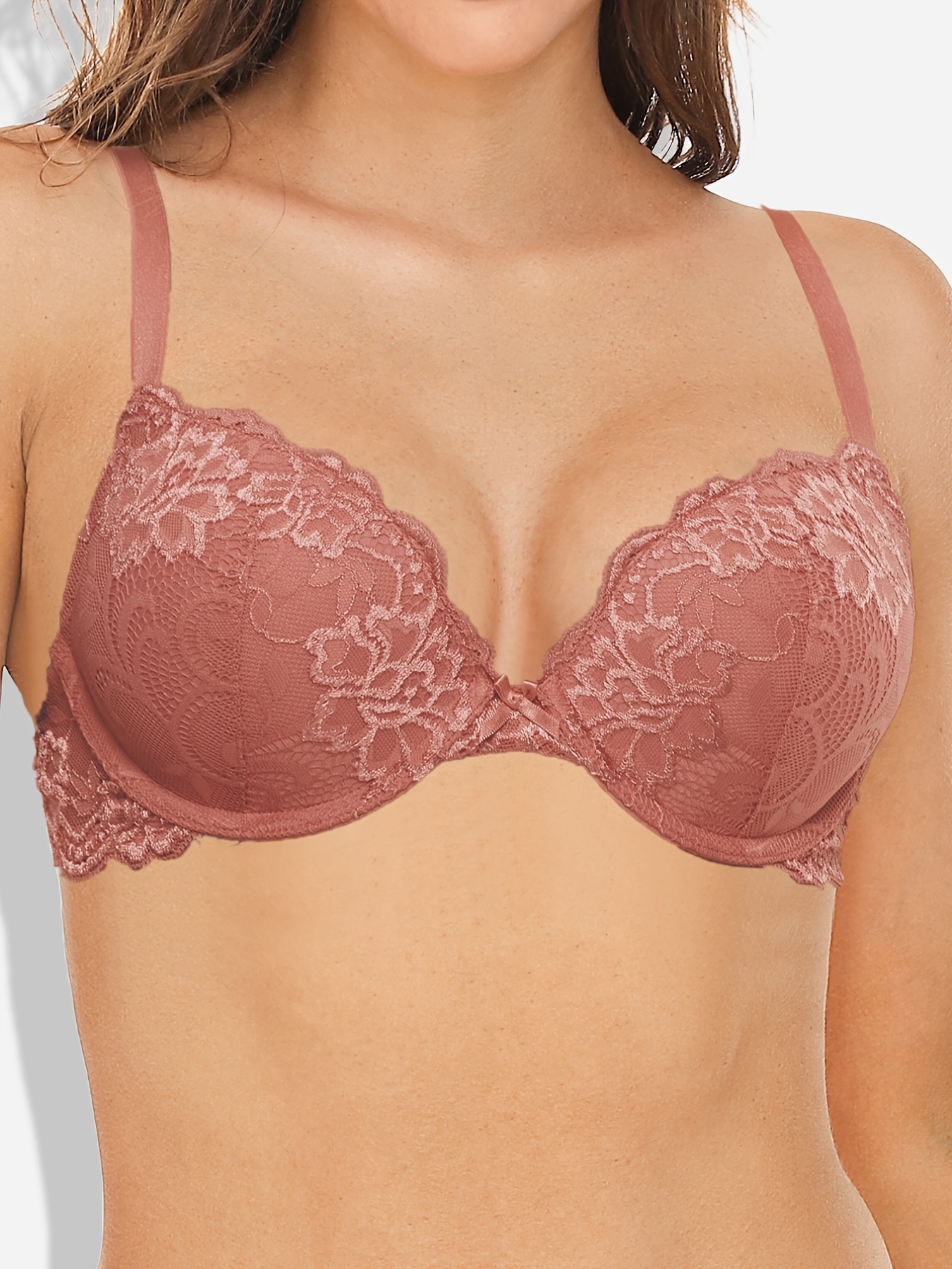 Buy PRETTY SECRETS Womens Solid Underwired Padded Front Open Bra