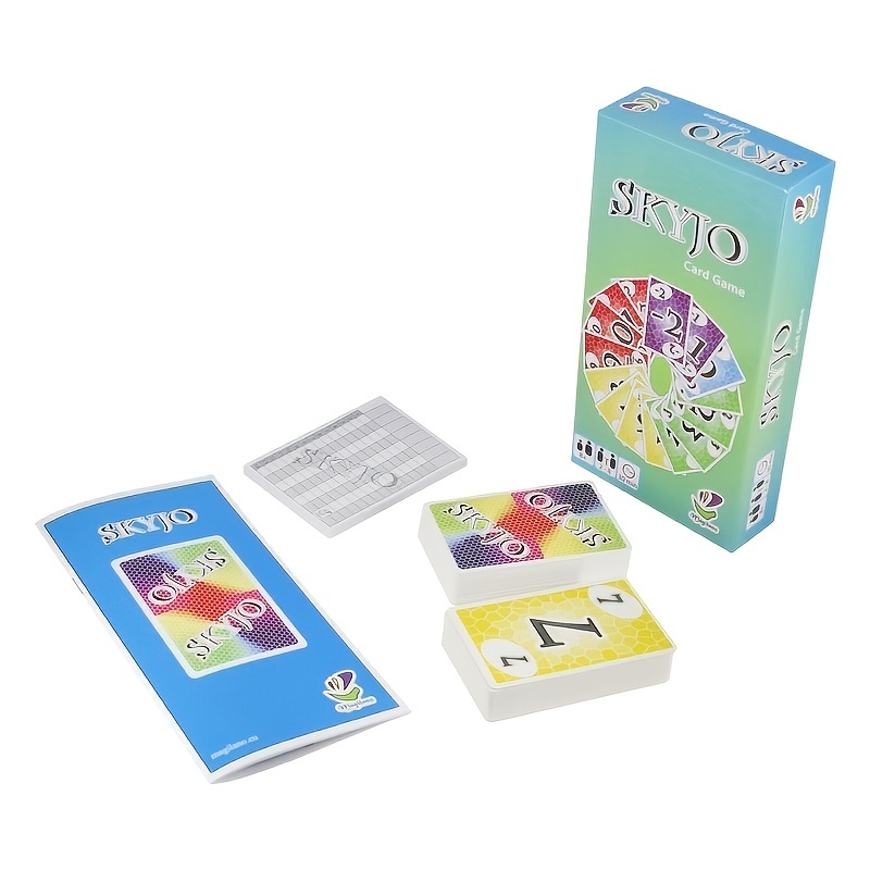 Skyjo Card Game, Board Games For Families, Entertaining Card Game For Kids  And Adults, Party Exciting Card Game, Christmas Gift