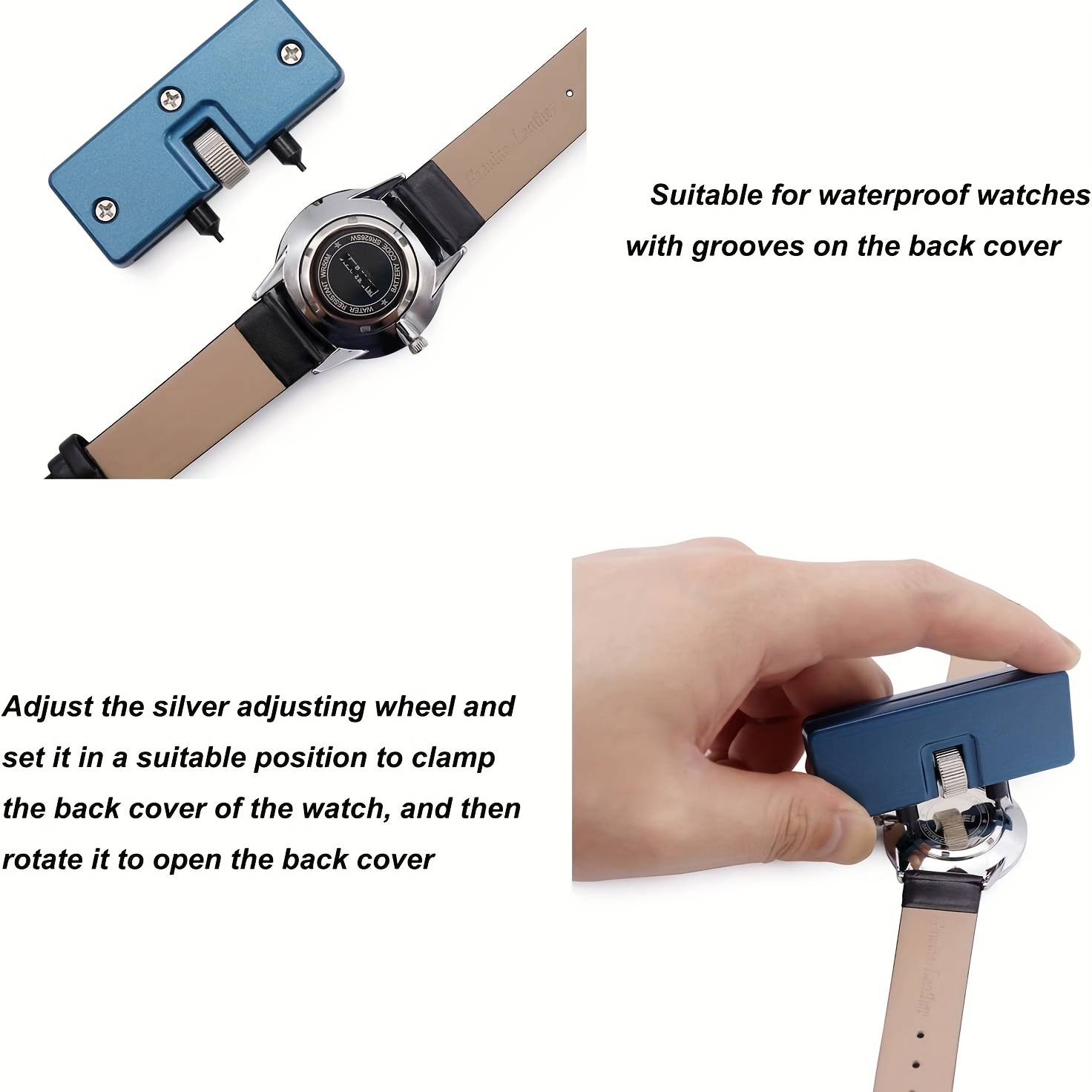 Adjustable Watch Back Case Opener Repair Tool