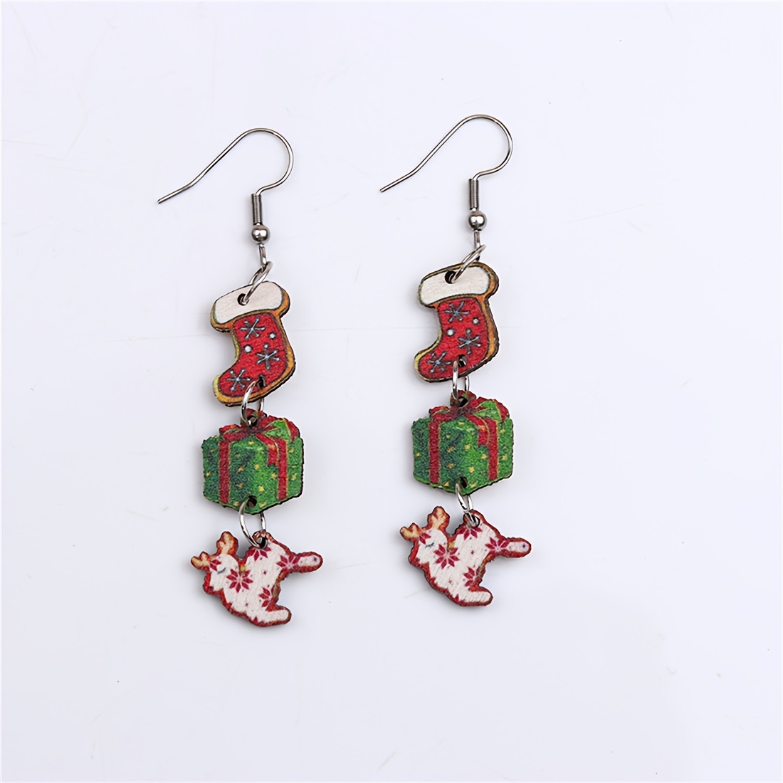 Funny Christmas Dangle Earrings Gingerbread Santa Claus Cute - Temu Ireland