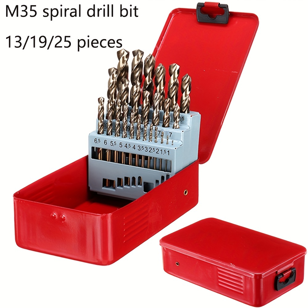 Cobalt Drill Bit Set M35 Hss co High Speed Steel Twisted Bit - Temu