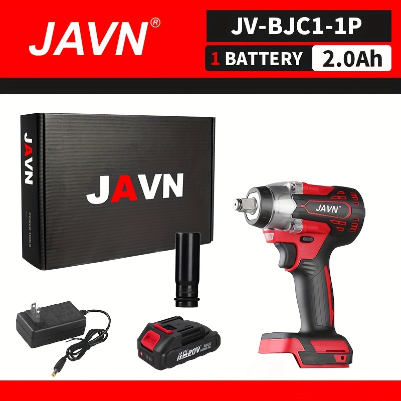 Javn 340n.m Electric Impact Wrench 20v Brushless Wrench - Temu