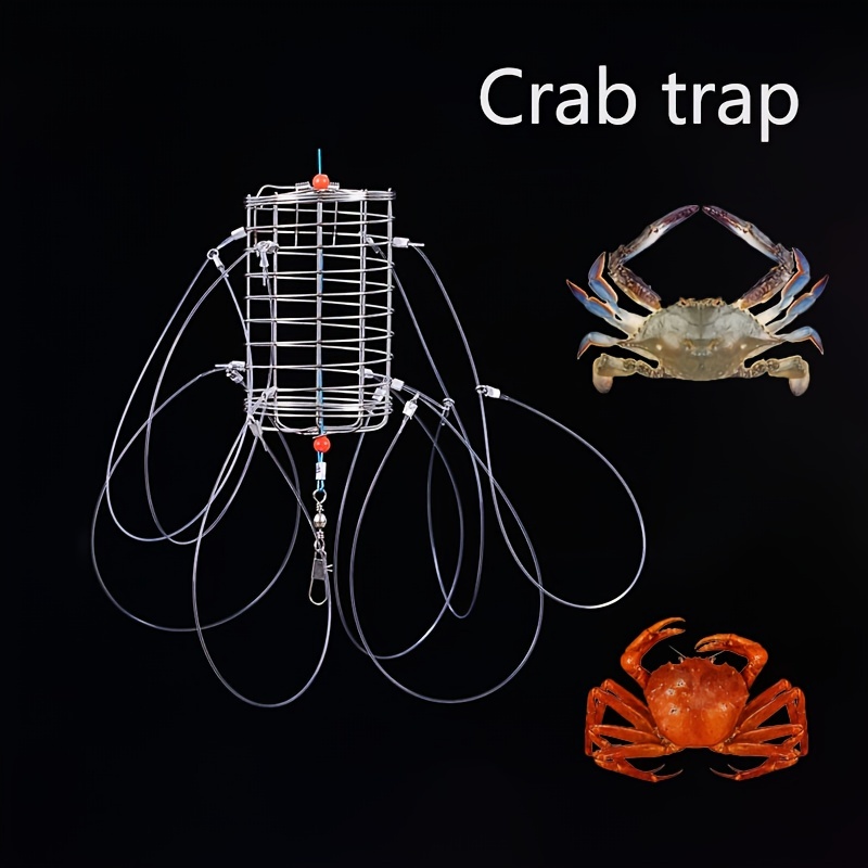 Reusable Crab Trap With Multiple Hooks Catch More Crabs And - Temu