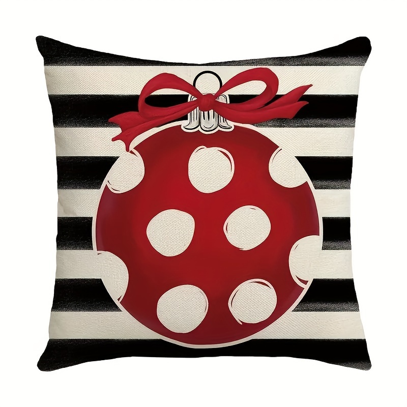 New 4pcs Christmas Mickey Mouse Throw Pillow Covers Holiday Decor