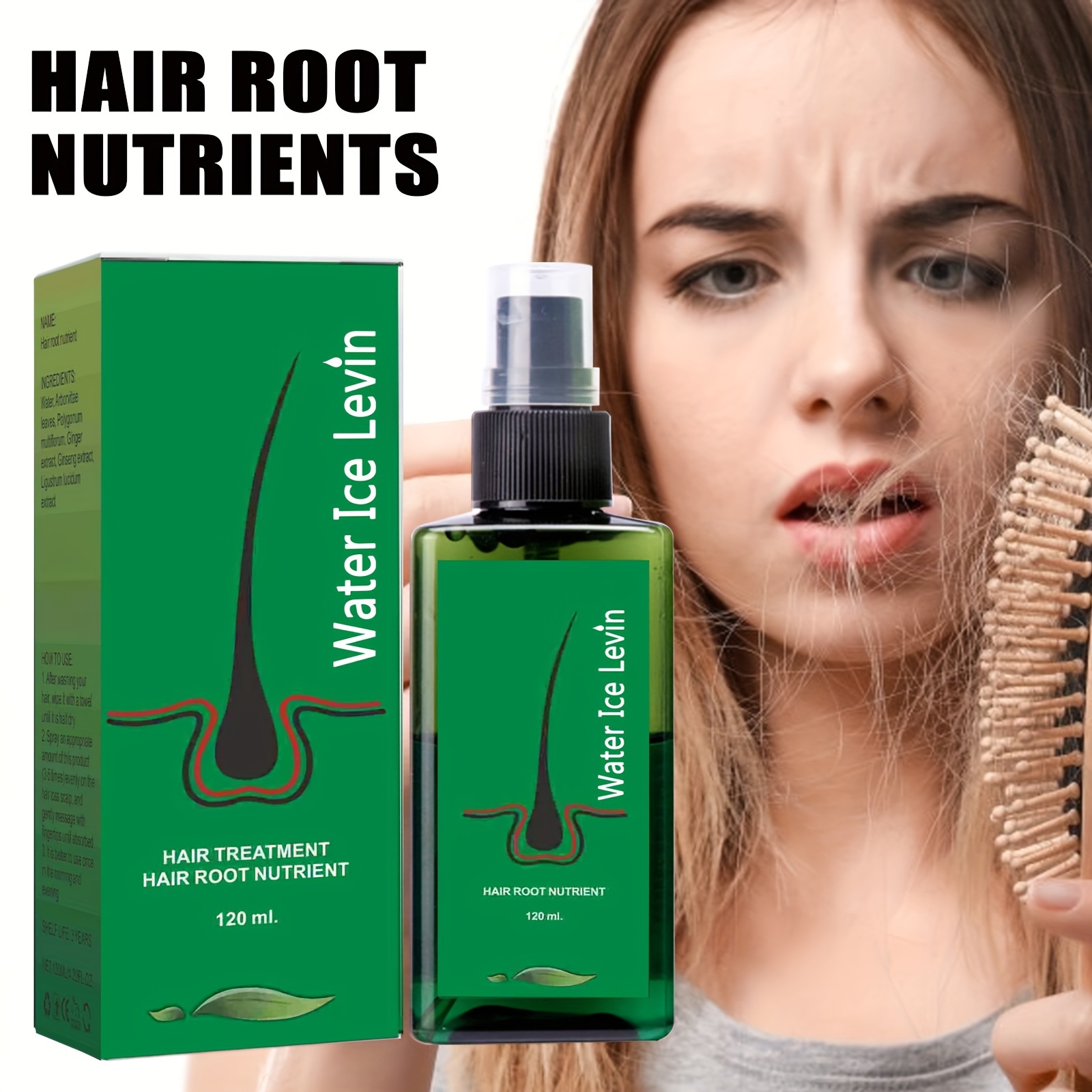 1pcs 2pcs mens hair dense essential oil hair care serum with natural plant ingredients make thin hair look thicker details 0