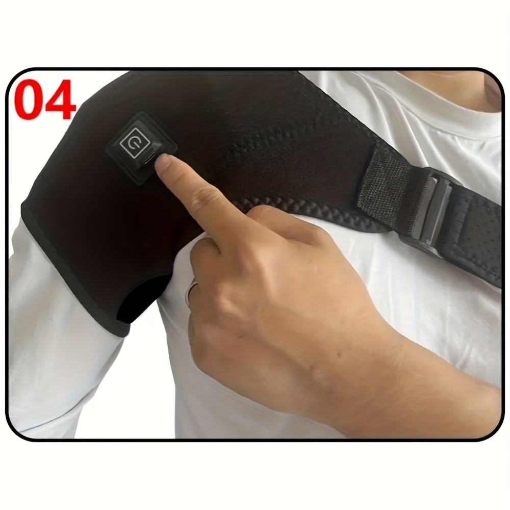 Heated Shoulder Brace Wrap,Eletric Shoulder Heating Pad,Shoulder