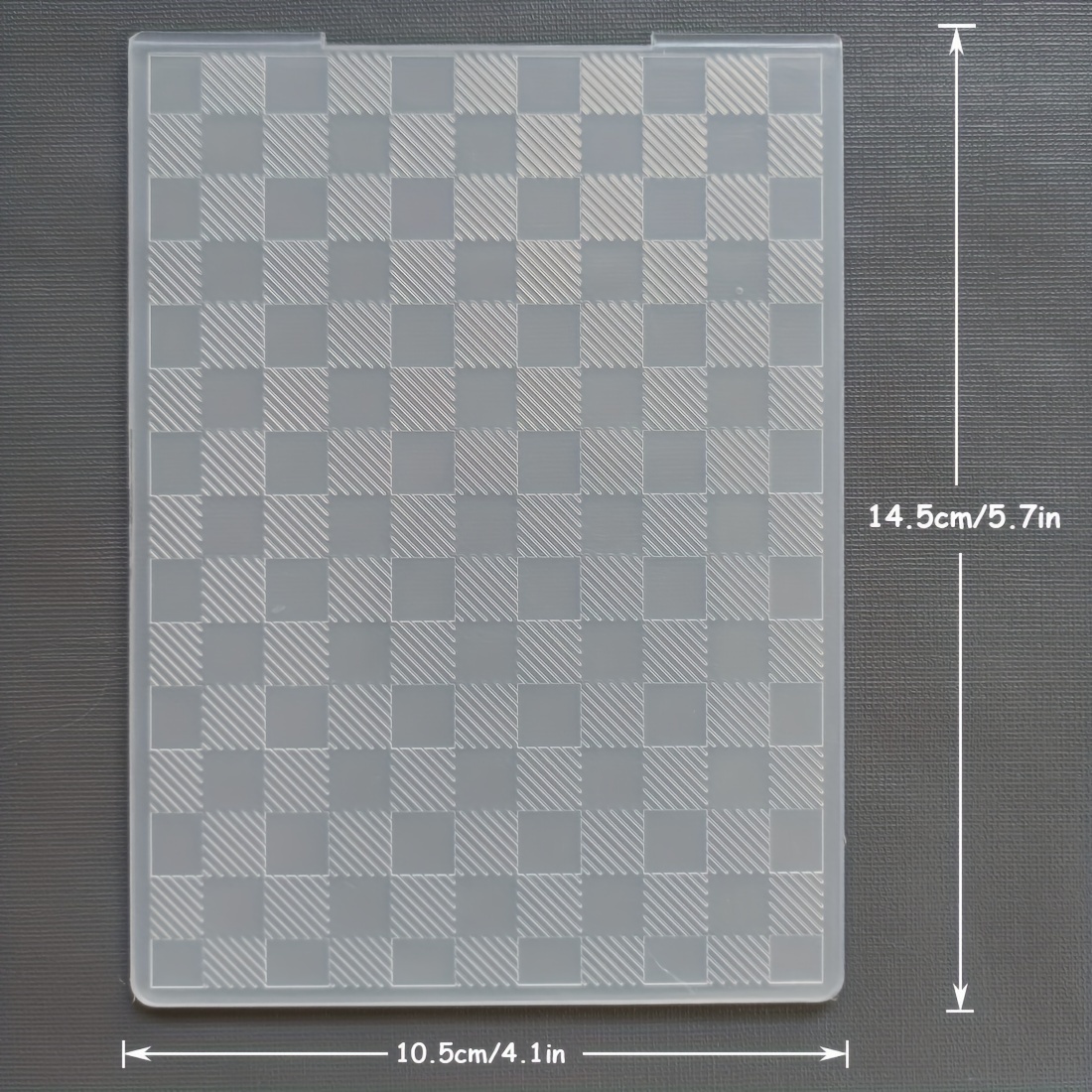 Square Grid Twill Grid Embossed Folder Plastic Embossing Folders