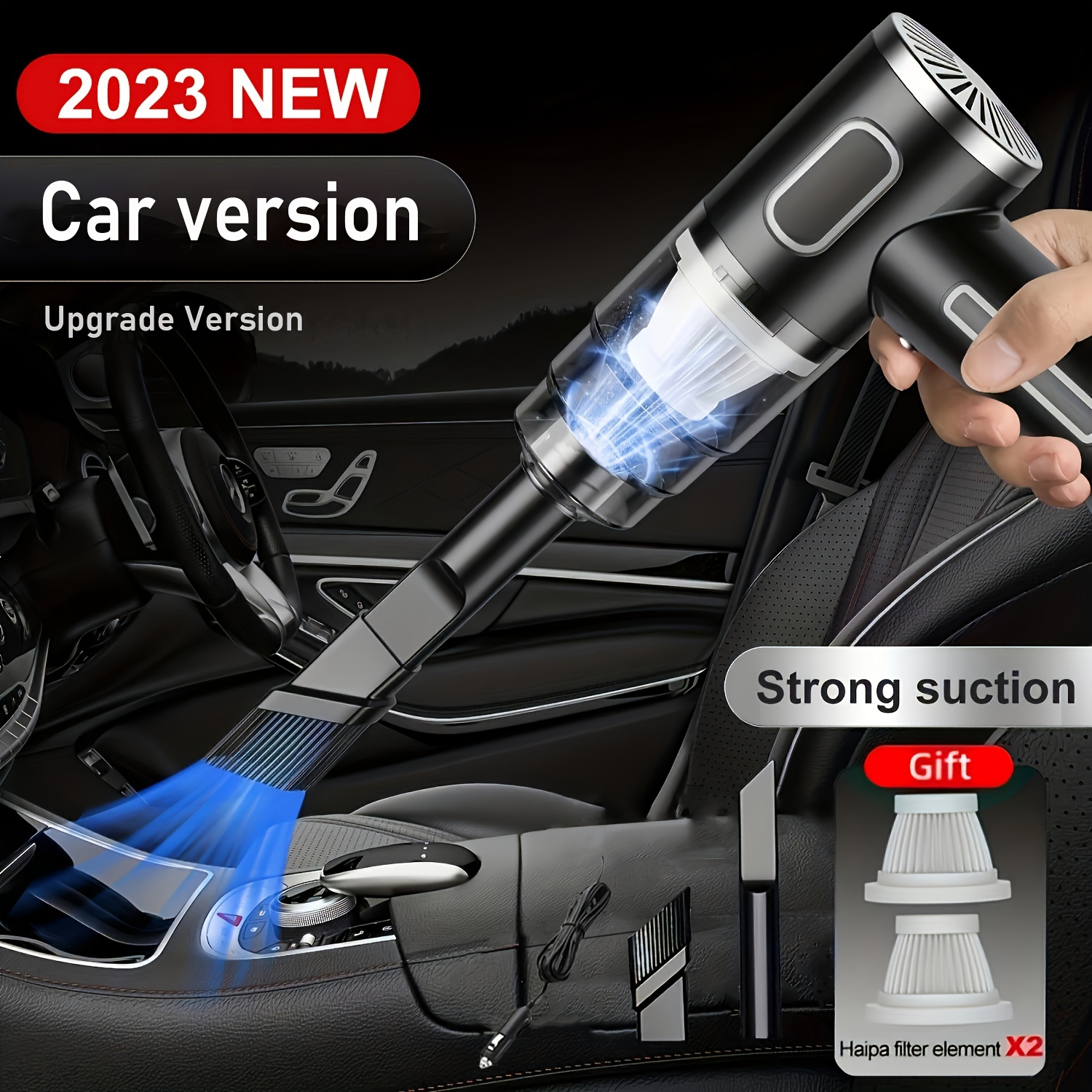 Xiaomi Mijia Car Vacuum Cleaner Large Suction Car Wireless