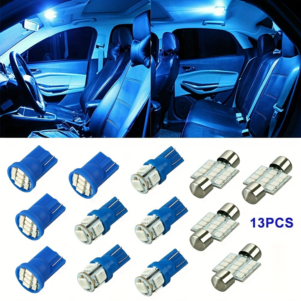 PA LED 10PCS Auto T10 194 168 Purple LED Light Bulb 12V 5SMD 5050 Current  Fixed for Interior Map Dome Instrument Panel Trunk Backup License Plate Lamp