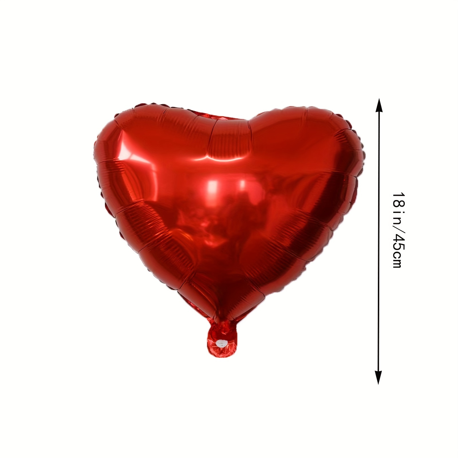 Globos de San Valentín con forma de corazón, globos de aluminio, globos de  papel de amor, globos de papel de amor, globos de Mylar para el día de San