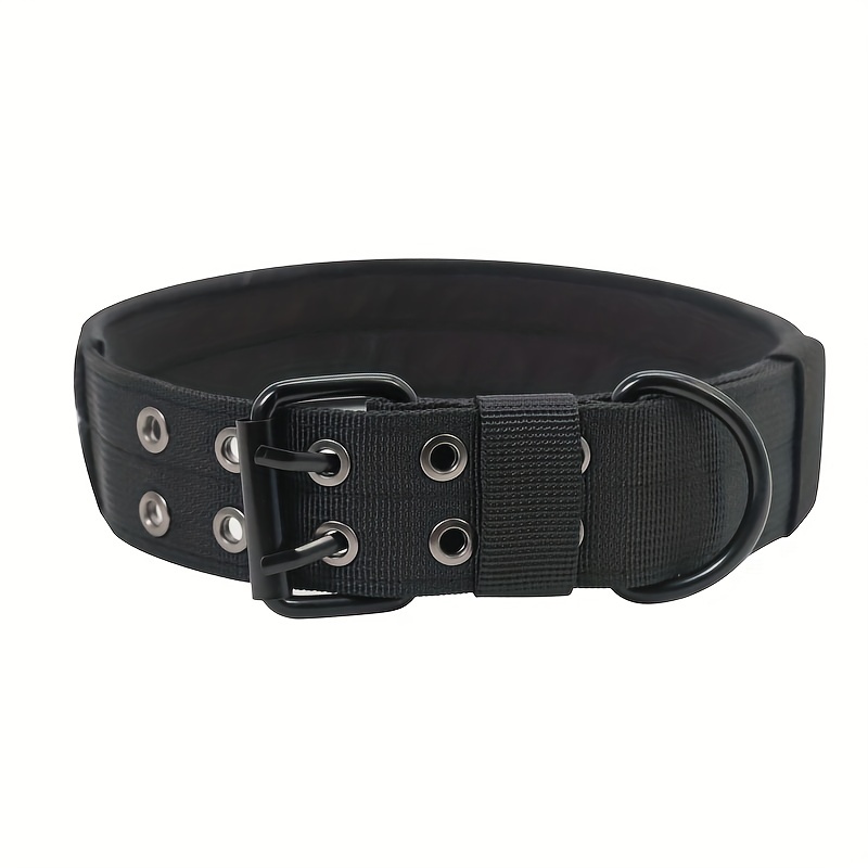 Adjustable Tactical Dog Collar for Training - Medium & Large Dogs