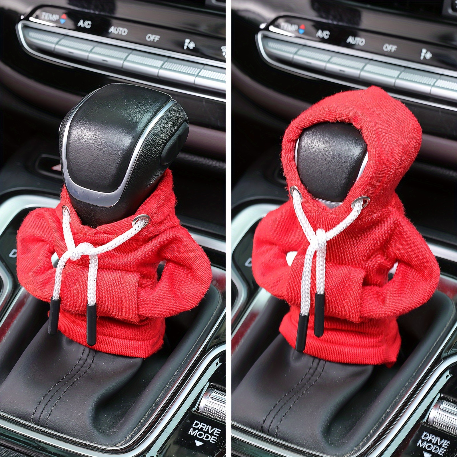  VEADONS Car Shift Knob Hoodies Cover,2023 Newest Car Universal  Gear Shift Knob Cover,Trendy Hoodies for Car Shifter,Fashionable Automotive  Interior Accessories (1PC/Red) : Automotive