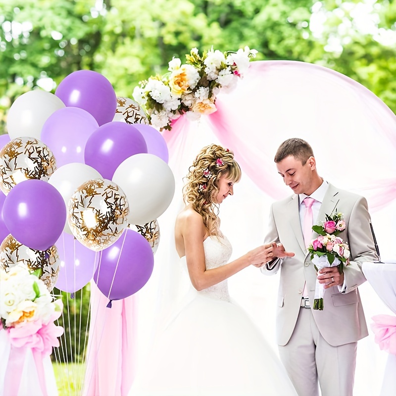 Ballon Confettis Or, 50 pièces Ballons de fête en Latex de 12 Pouces avec  des confettis dorés pour Les décorations de fête de Mariage d'anniversaire  : : Cuisine et Maison