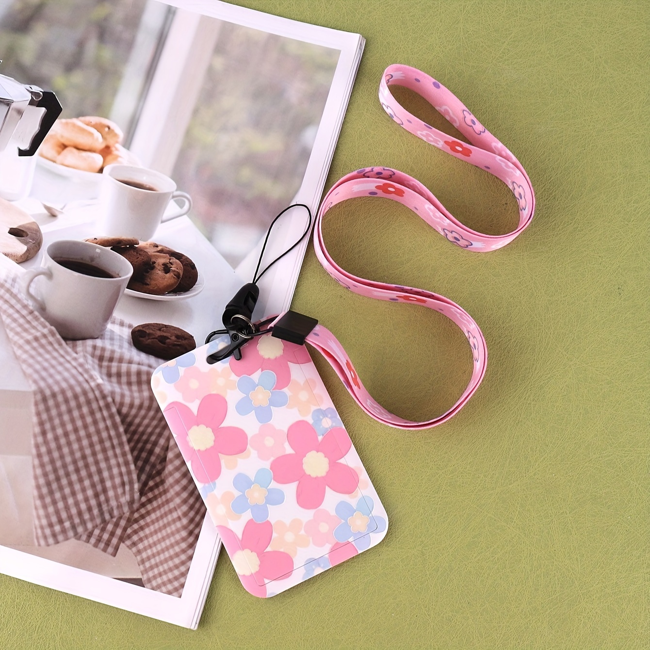 Mini New Cute Polka Dot Mini Lady Id Card Work Card Package - Temu