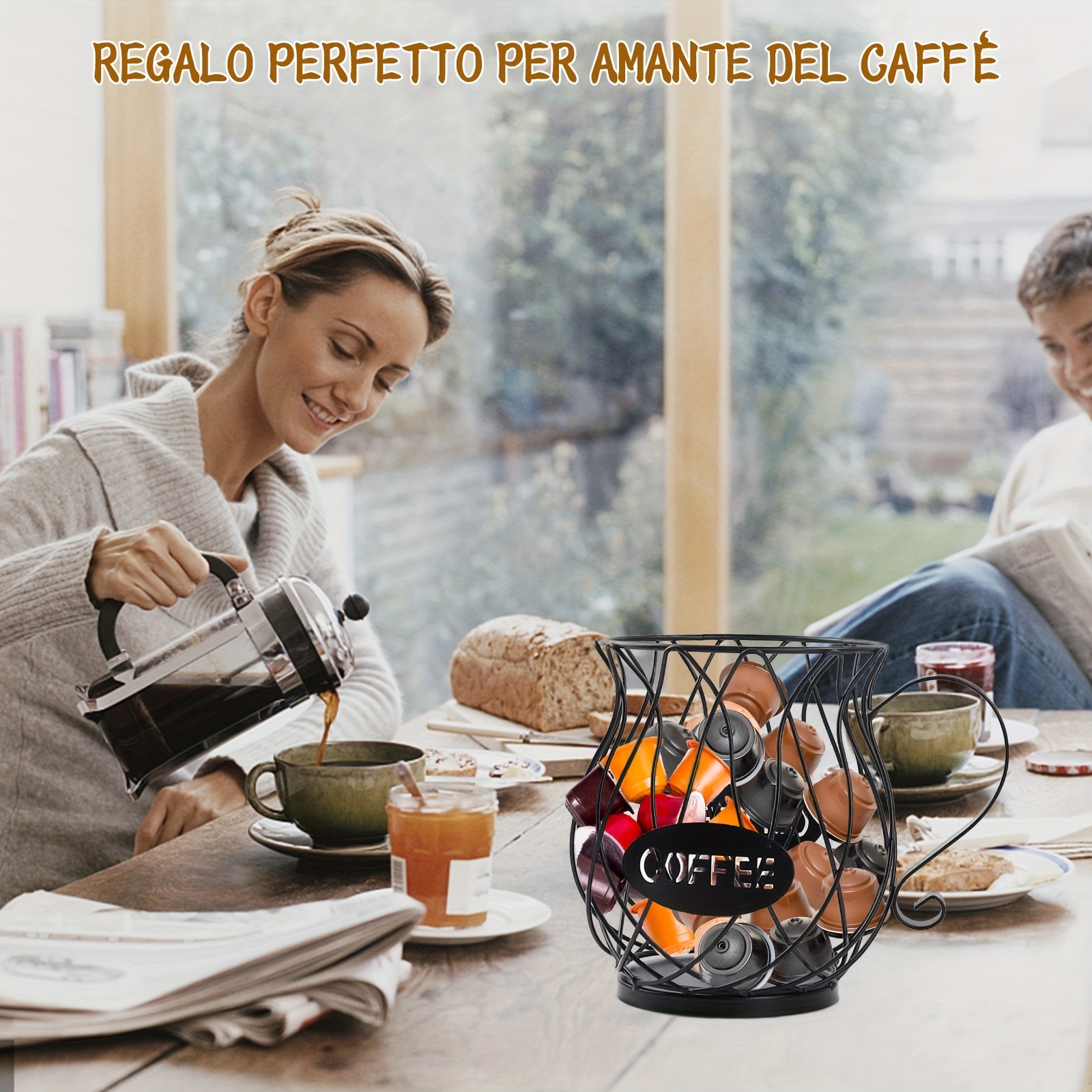 iHcasadécor Pot Holder With Pocket (Cafe Latte) - Set Of 6