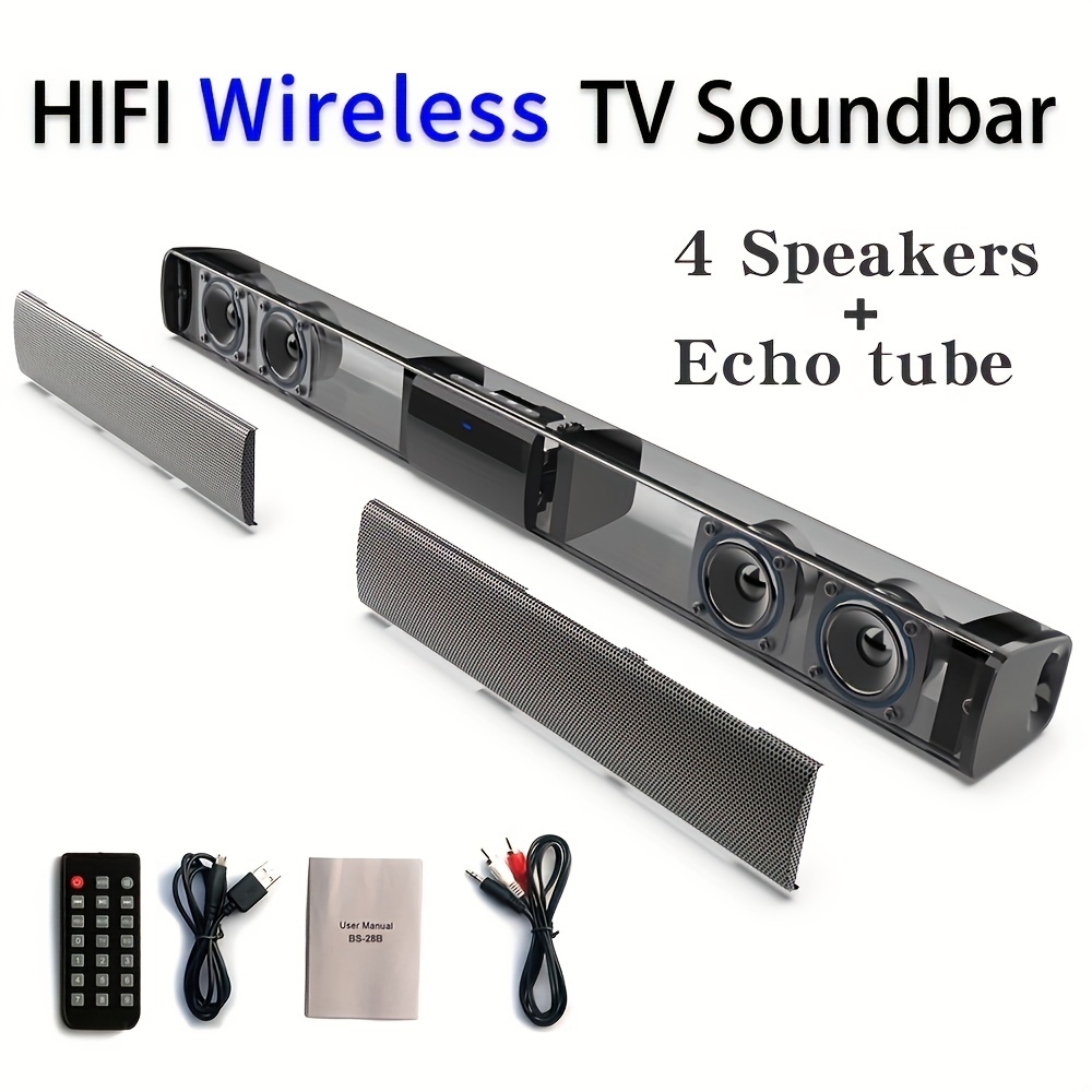 TV Sound Bar Subwoofer Reproductor De Música Con Cable E - Temu