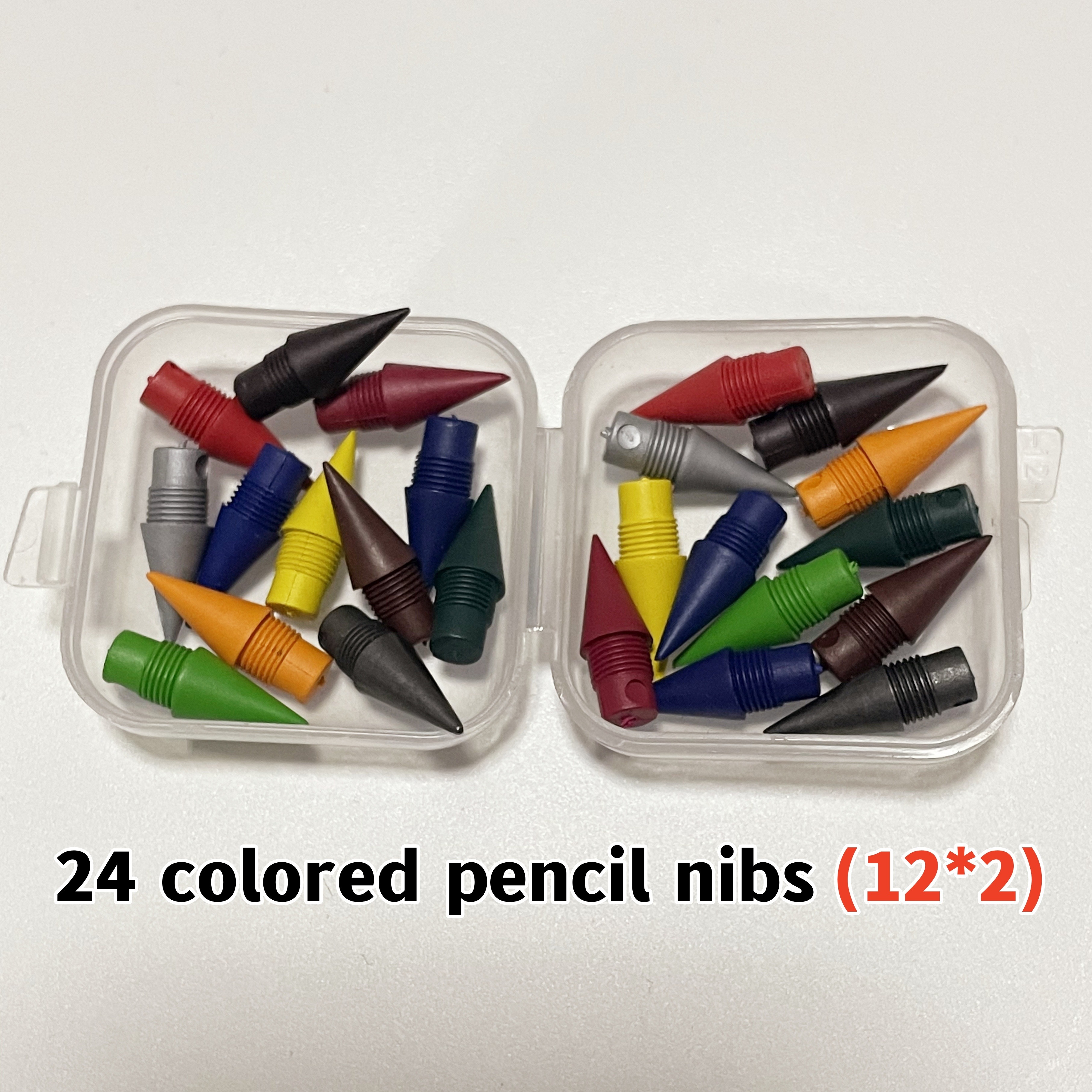Colored Forever Pencil Erase Replacement Colored Pen Tips - Temu