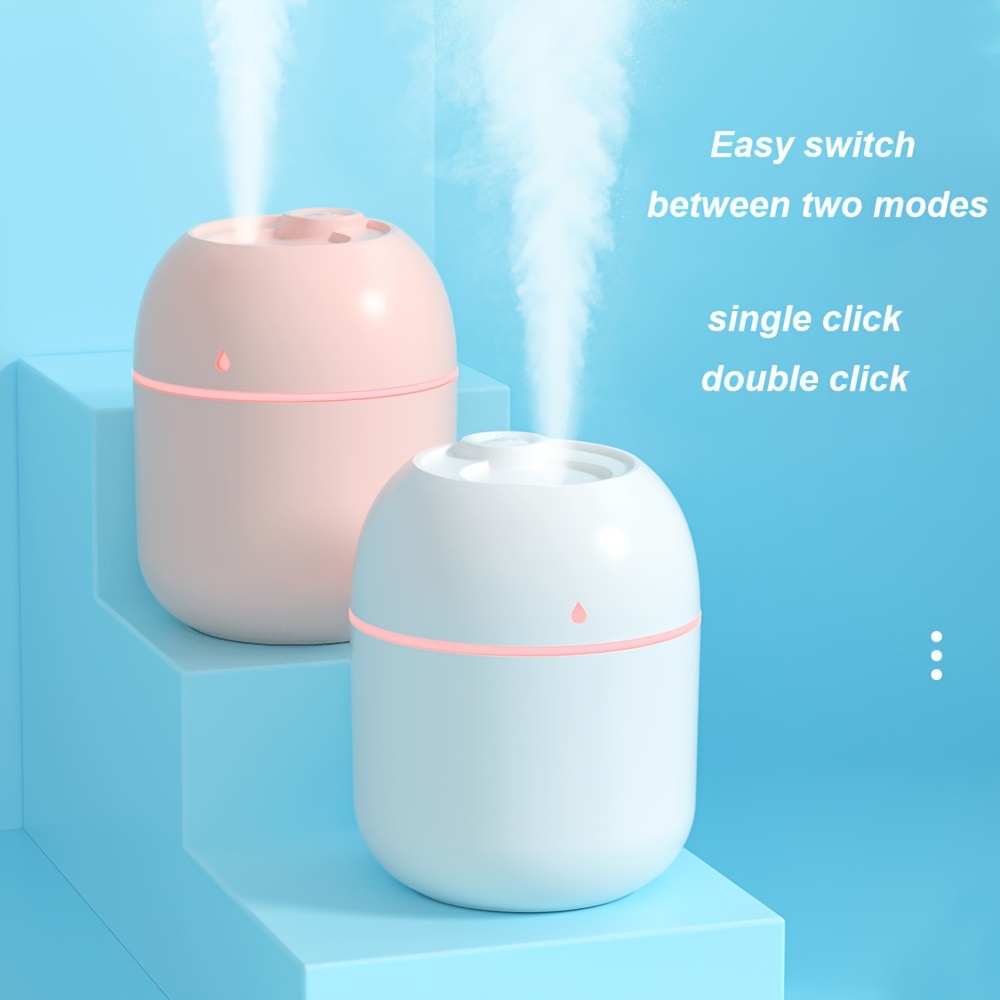Usb Colorful Humidifier Mini Ultrasonic Air Humidifier With - Temu