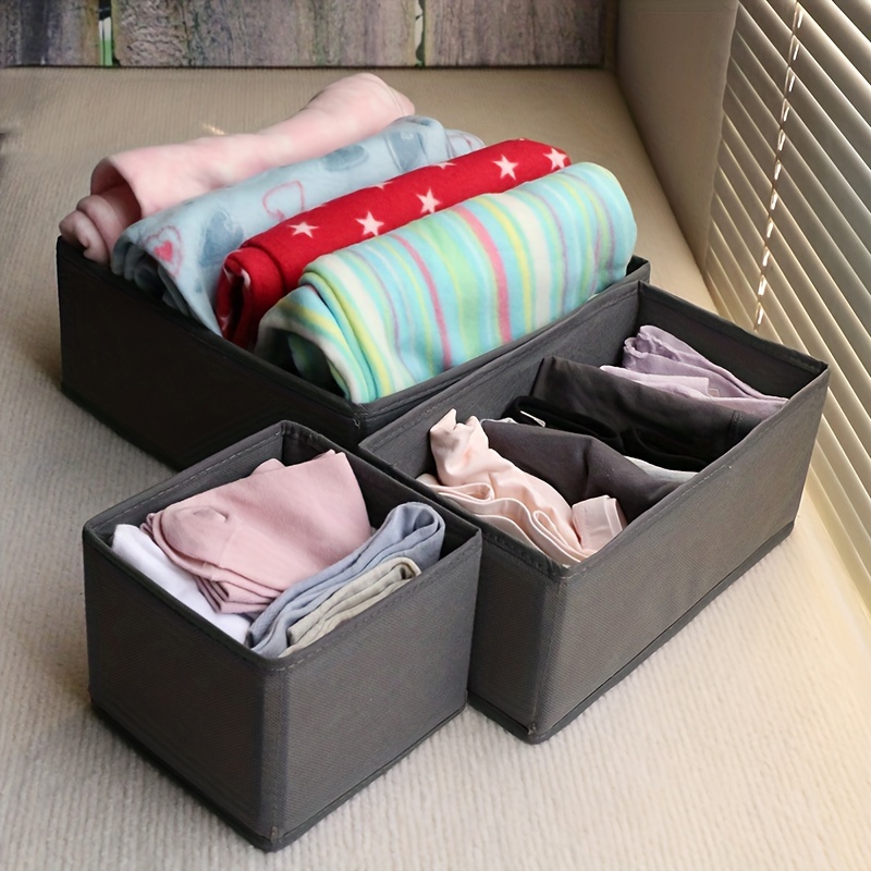 Non-Woven Storage Box Portable Clothes Toys Storage Organizer Large  Capacity Foldable Box For Sundries Stationery Jacket Pants - AliExpress