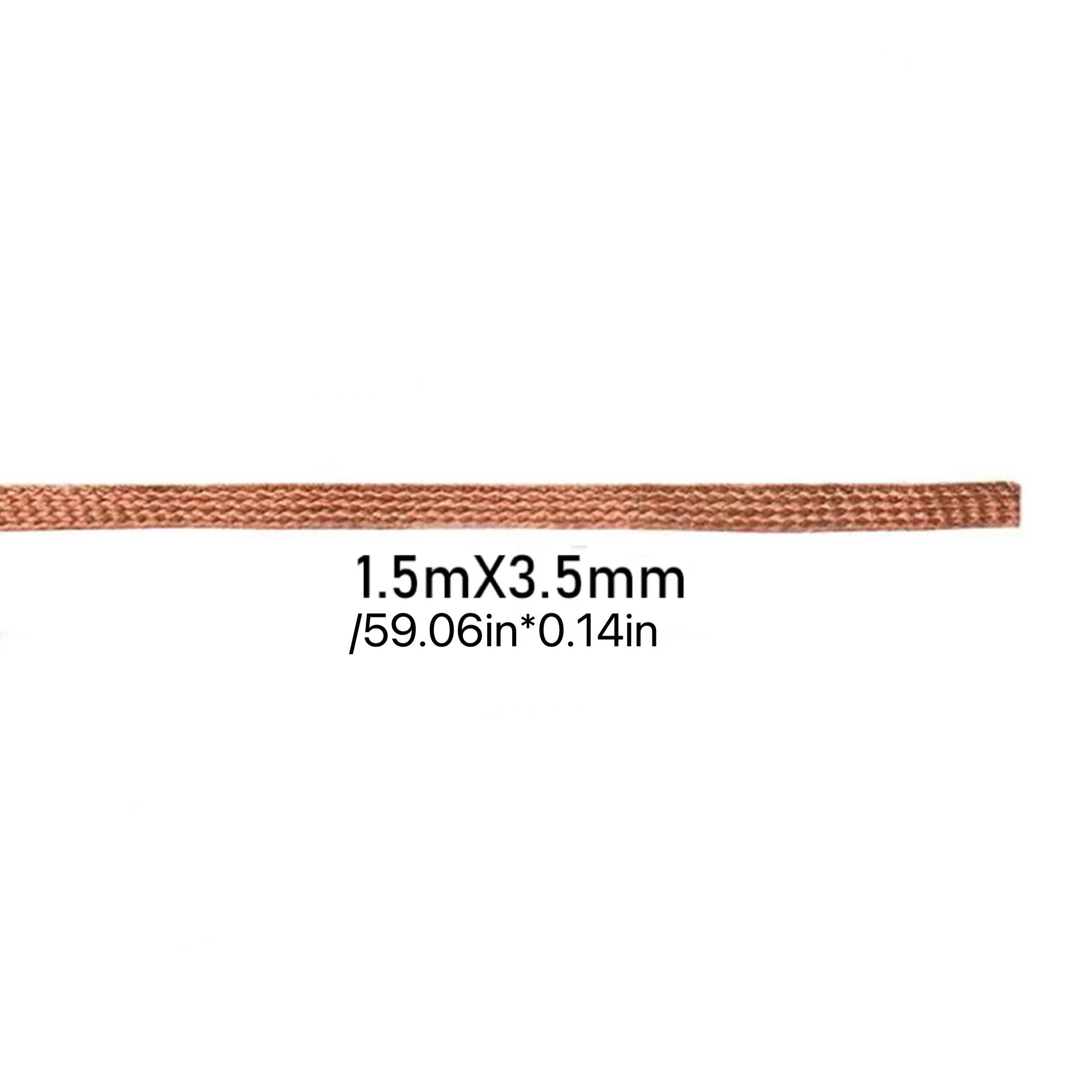 Cinta trenzada de malla desoldadora de 1,5-3,5mm, removedor de punto de  soldadura de cobre, mecha de soldadura, cable de plomo de estaño, fundente  para soldar - AliExpress