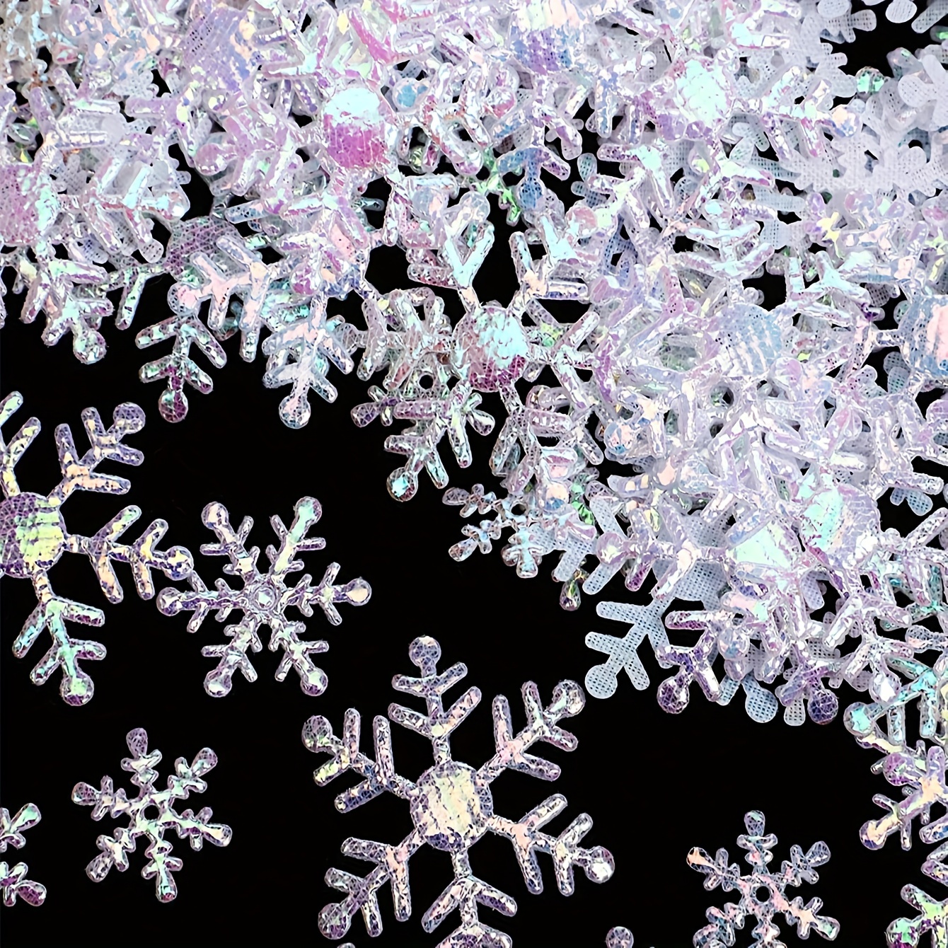 Snowflake Design Throwing Confetti Snowflakes Confetti For - Temu