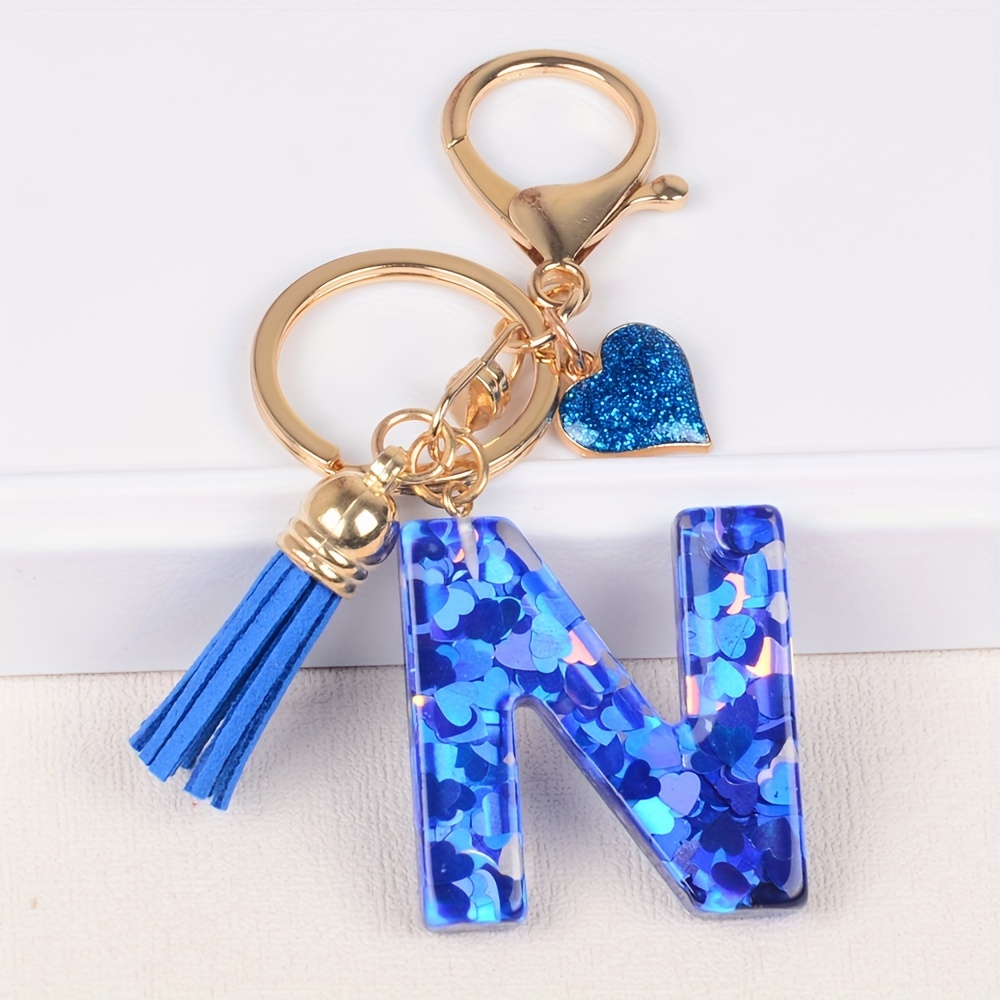 Letter & Initial Keychains Heart