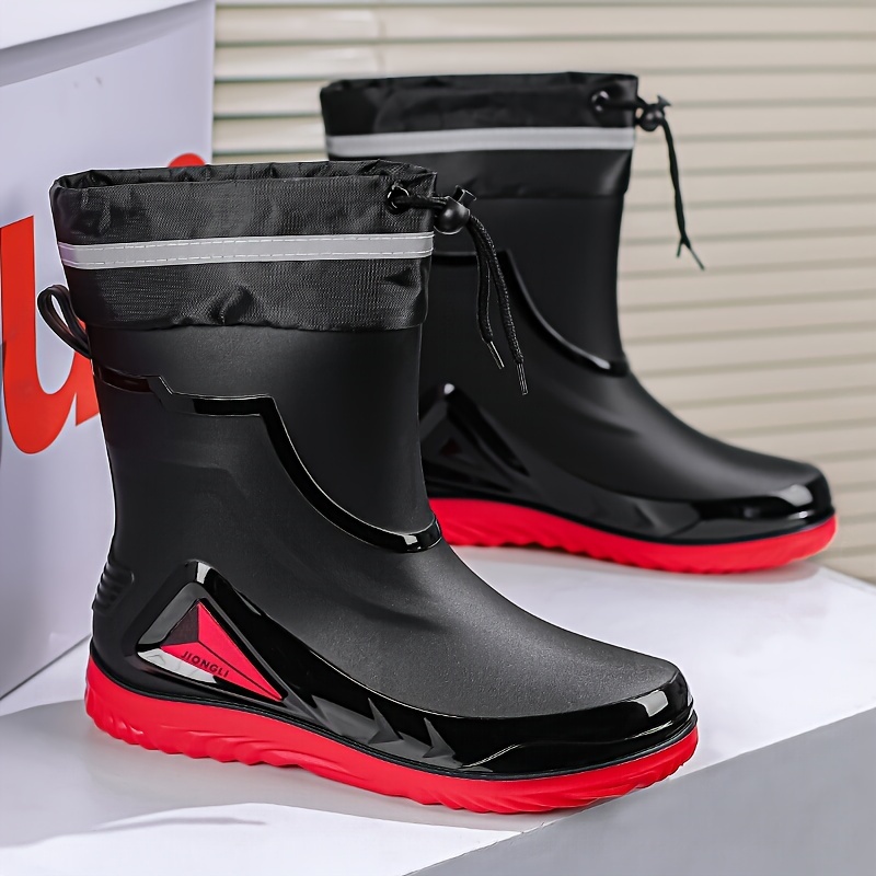 Mens Rain Boots Non Slip Wear Resistant Waterproof Rain Shoes For Outdoor  Working Fishing - Men's Shoes - Temu Australia
