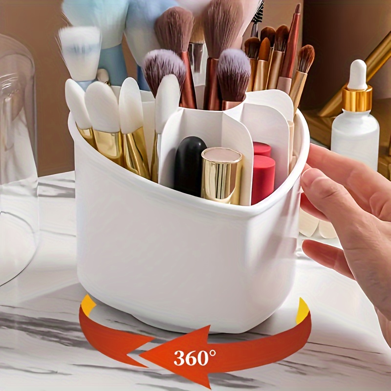 Caja Almacenamiento Brochas Maquillaje Giratoria 360 ° - Temu