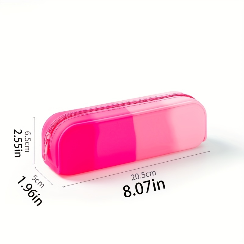 Gradient Silicon Pencil Case  Eco-friendly school stationery and