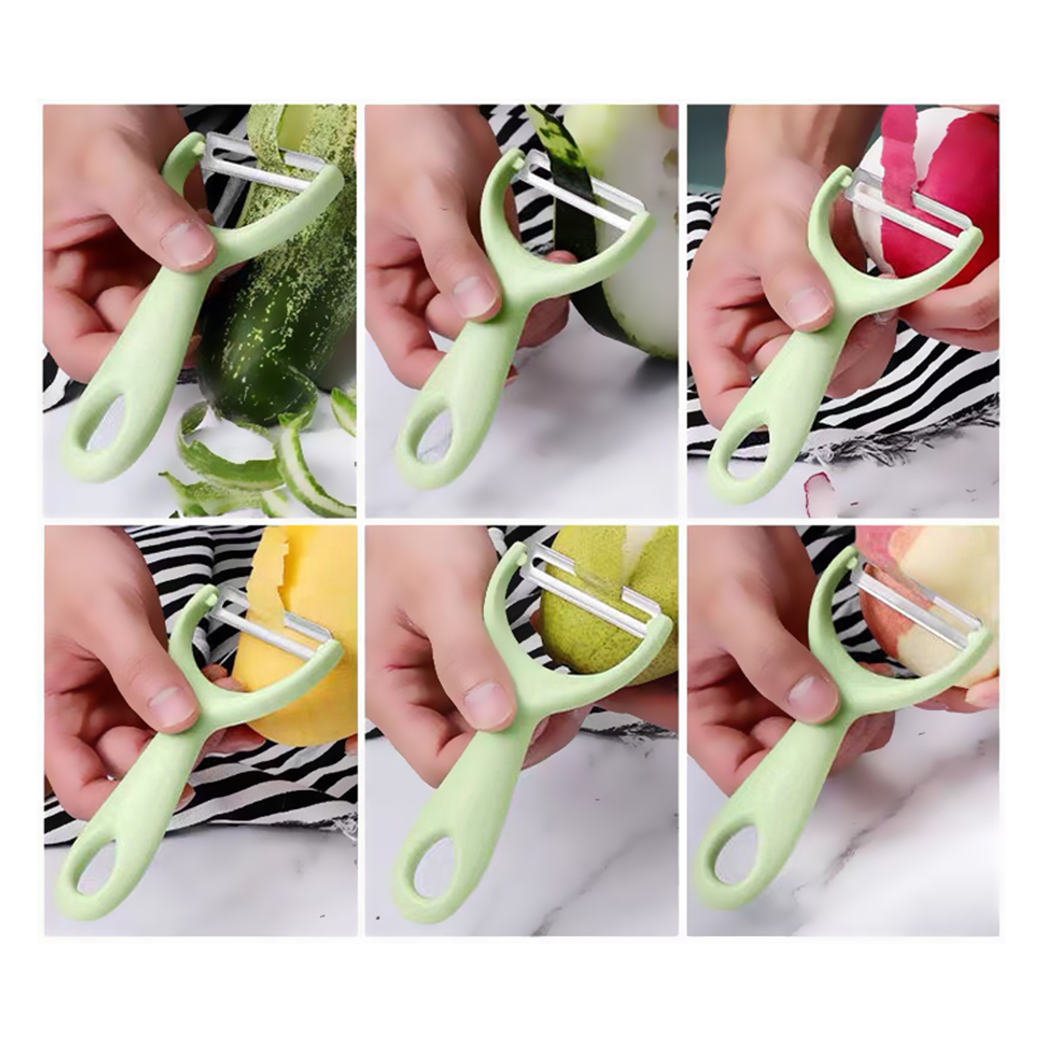 Sharp Stainless Steel Fruit and Vegetable Peeler