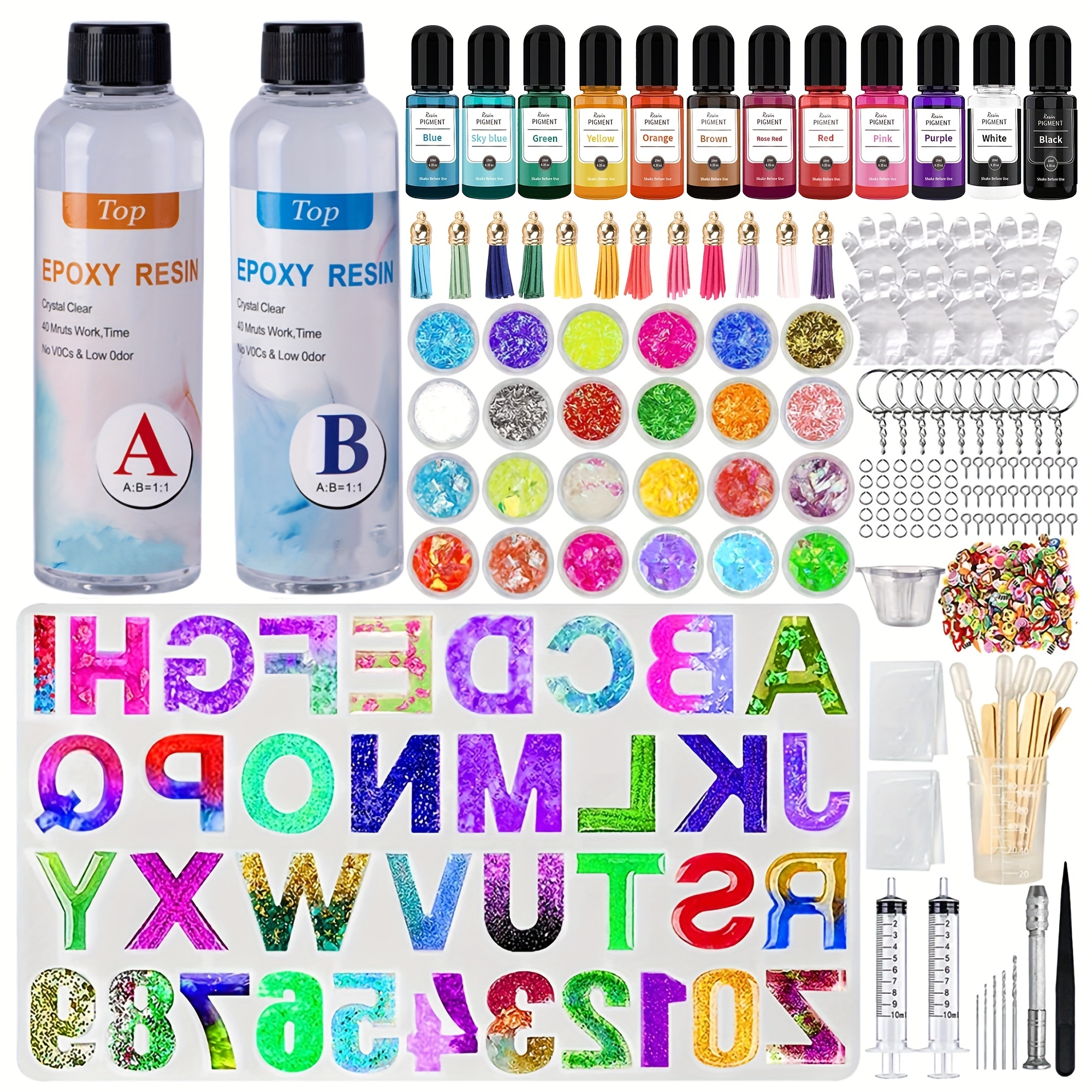 

Resin Alphabet Mold Starter Kit 168 Pcs Letter Silicone Keychain Molds Reversed Backward Number Molds With Epoxy Resin Mold Pigments Tools For Epoxy Resin Beginners Adults Jewelry Earring Pendant