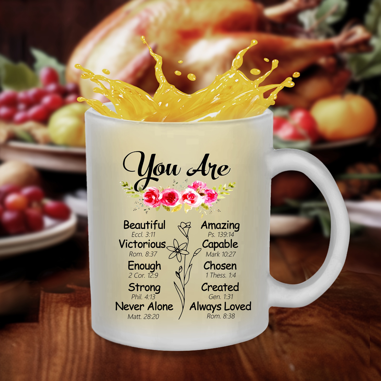 Inspirational Mother's Day Coffee Cup Mom Birthday Thanksgiving