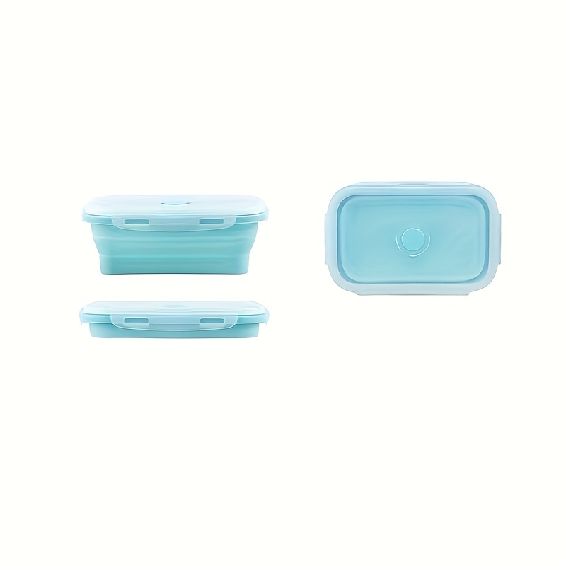 Multifunctional Silicone Lunch Box With Flip Top Lid - Temu