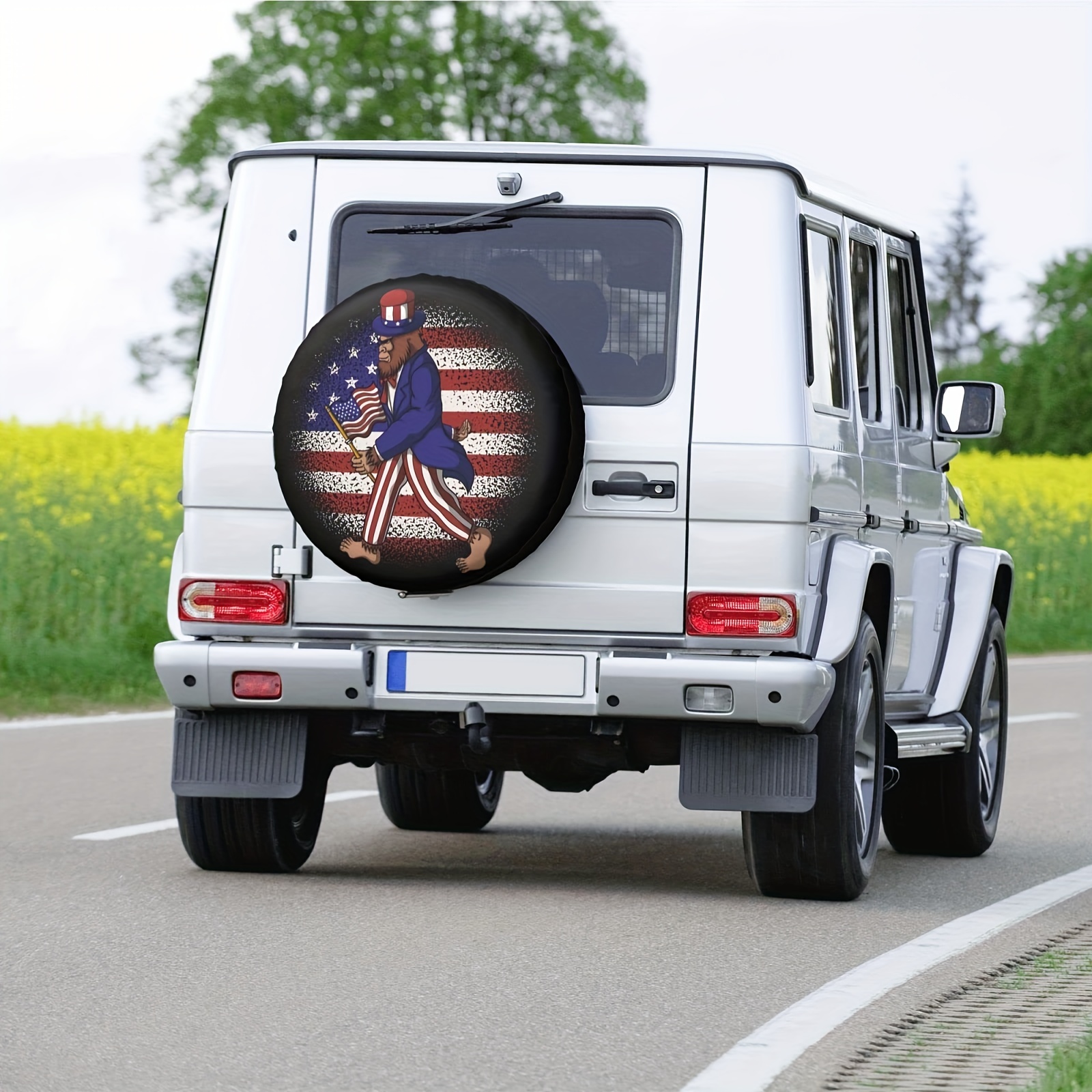 America Flag Spare Tire Cover Weatherproof Wheel Protectors Universal Fit  For Trailer Rv Suv Truck Camper Travel Trailer 14in 15in 16in 17in  Automotive Temu