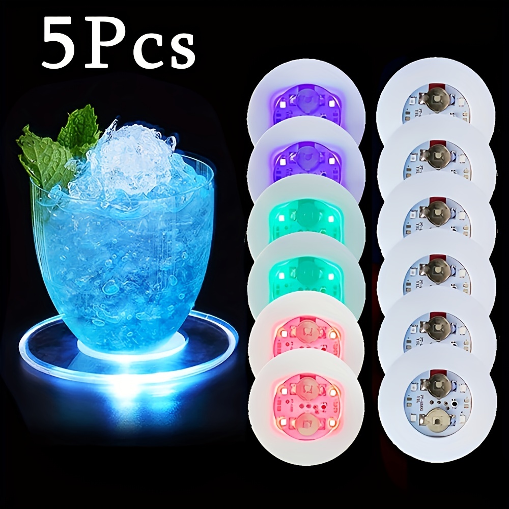 Stickers Led Light Bottles, Wine Coasters Stickers