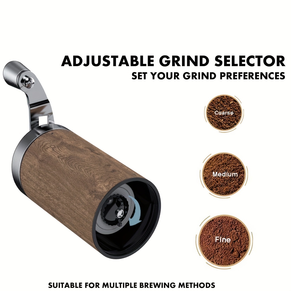 Manual Coffee Bean Grinder Instant Grinding Hand Shake - Temu