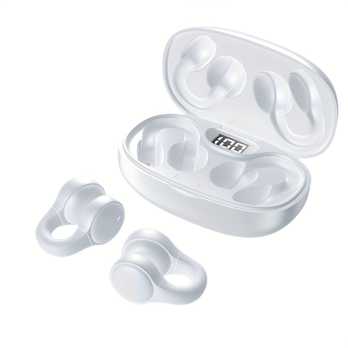 Neue Wireless Headset Touch Kopfhörer Clip-Ohr Kopfhörer Für Xiaomi Kopfhörer Für IPhone Ohrhörer_voghion.com