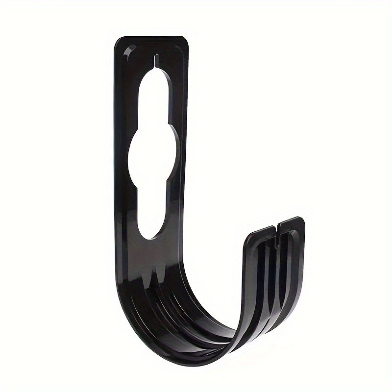 Wall-Mounted Black Hose Bracket Hose Hanger, Car Hose Holder