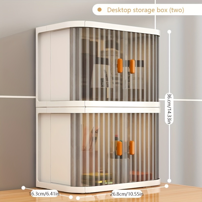 Abhsant Storage Box Desktop Sundries Snack Storage Box Office Storage Box  With Lid Storage Basket Cosmetic Storage Small Box : : Home &  Kitchen