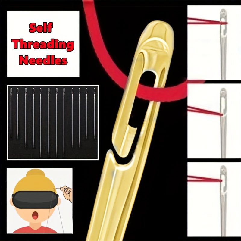 12 Self-threading Needles 