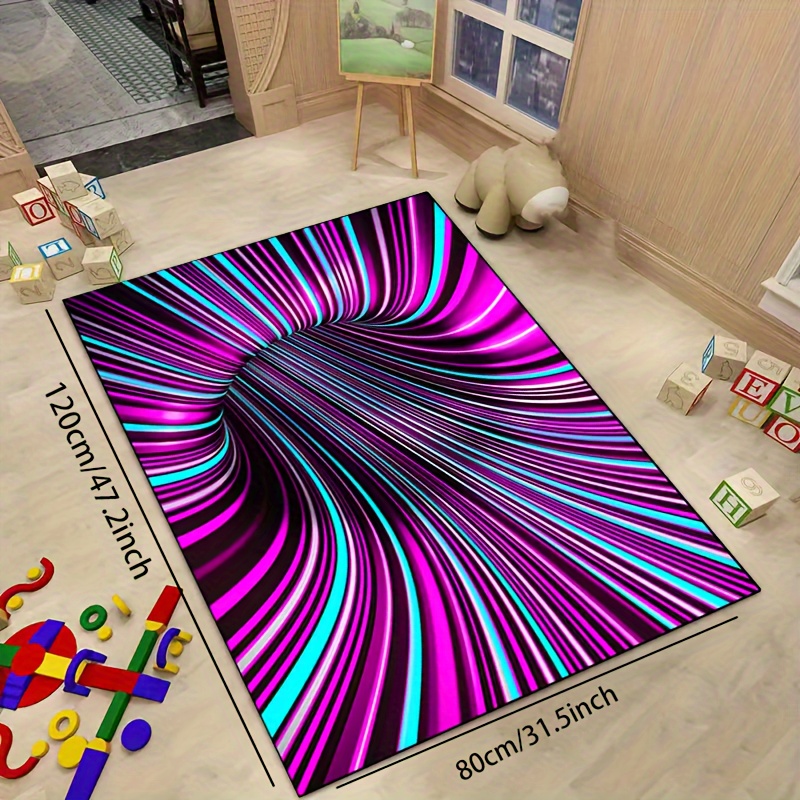 3d Vision Carpet Living Room Bedroom Floor Mat Doorway Decor - Temu