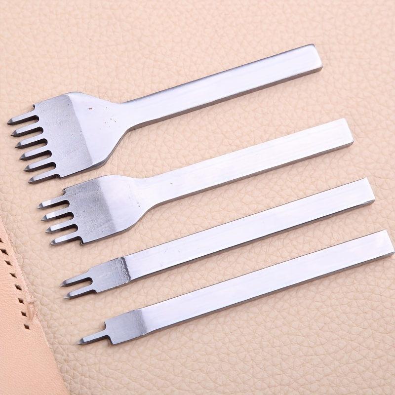 3 4 5 Leather Tools White Steel Diamond Chop Handmade - Temu