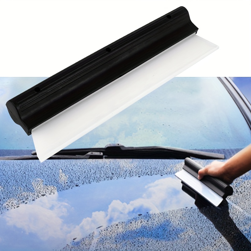 Silicone Straight Strip Scraper Car Windshield Cleaning Squeegee